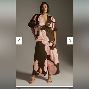 Anthropologie Hutch V-Neck Jumpsuit Plus Size 2X